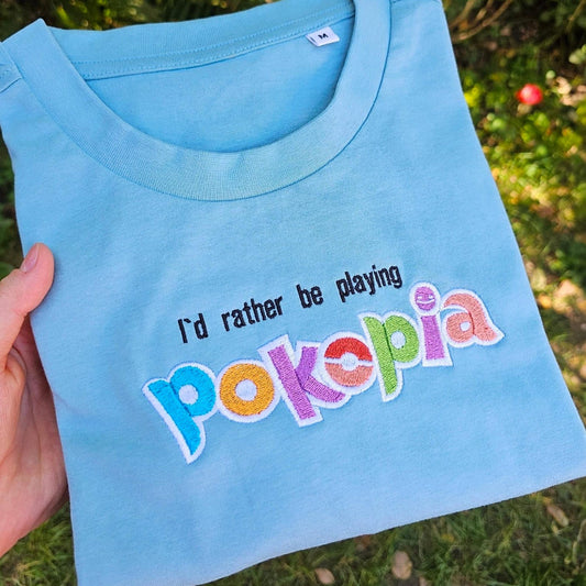 Gaming Embroidered T-Shirt | Cute Gamer Gift | Cosy Gaming Tee