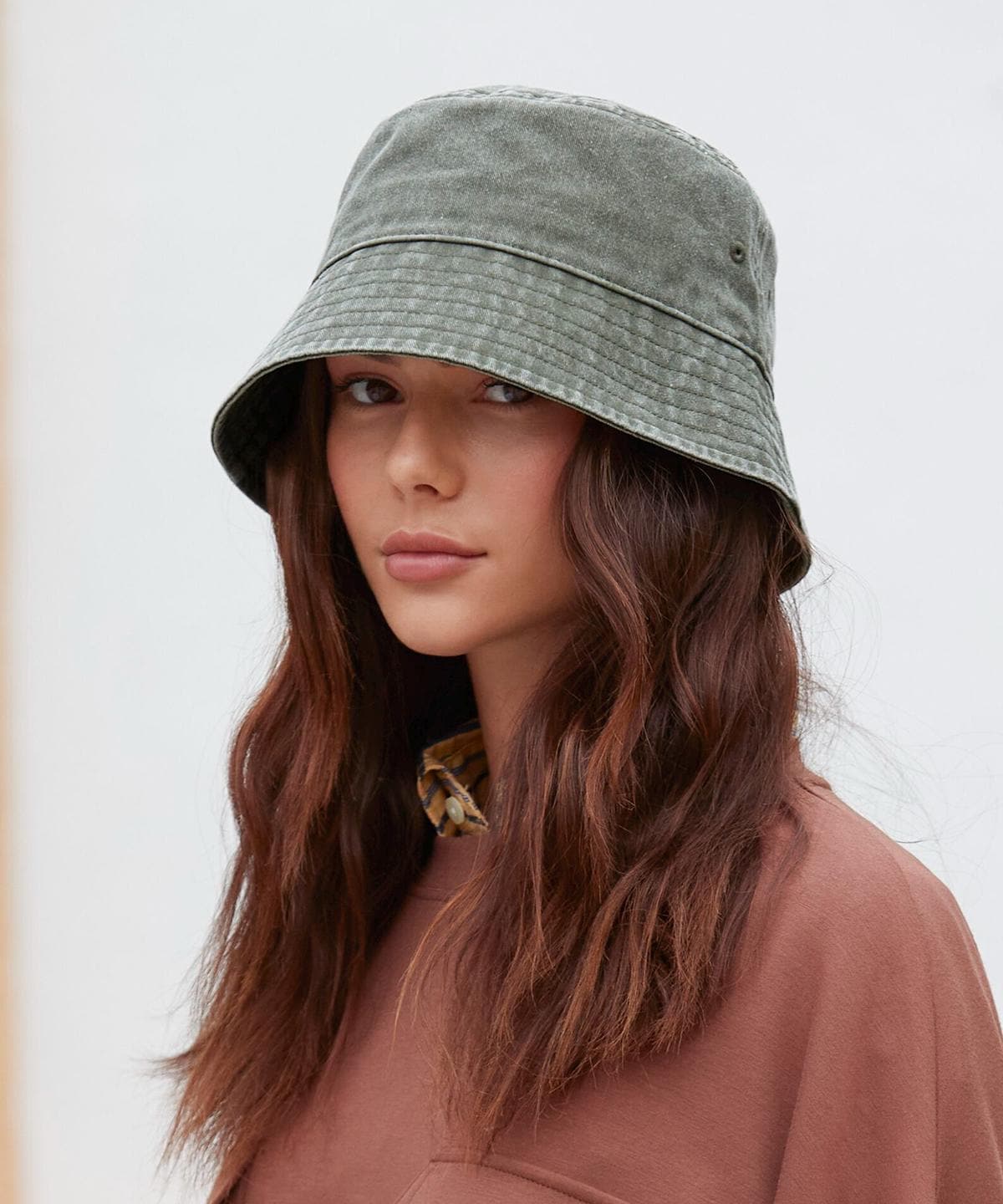 Pixel Chicken Embroidered Bucket Hat | Vintage Embroidered Hat