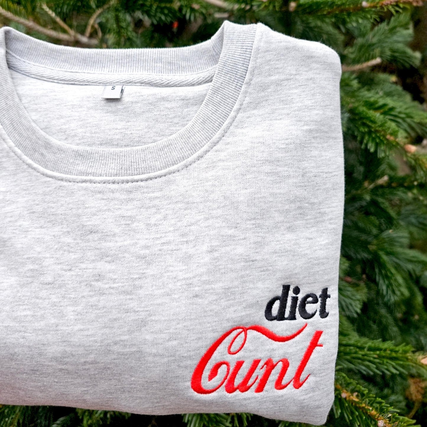 Funny Rude Embroidered Crewneck Sweatshirt, Funny Gift Jumper, Gift for Friends, Gift for Him/Her