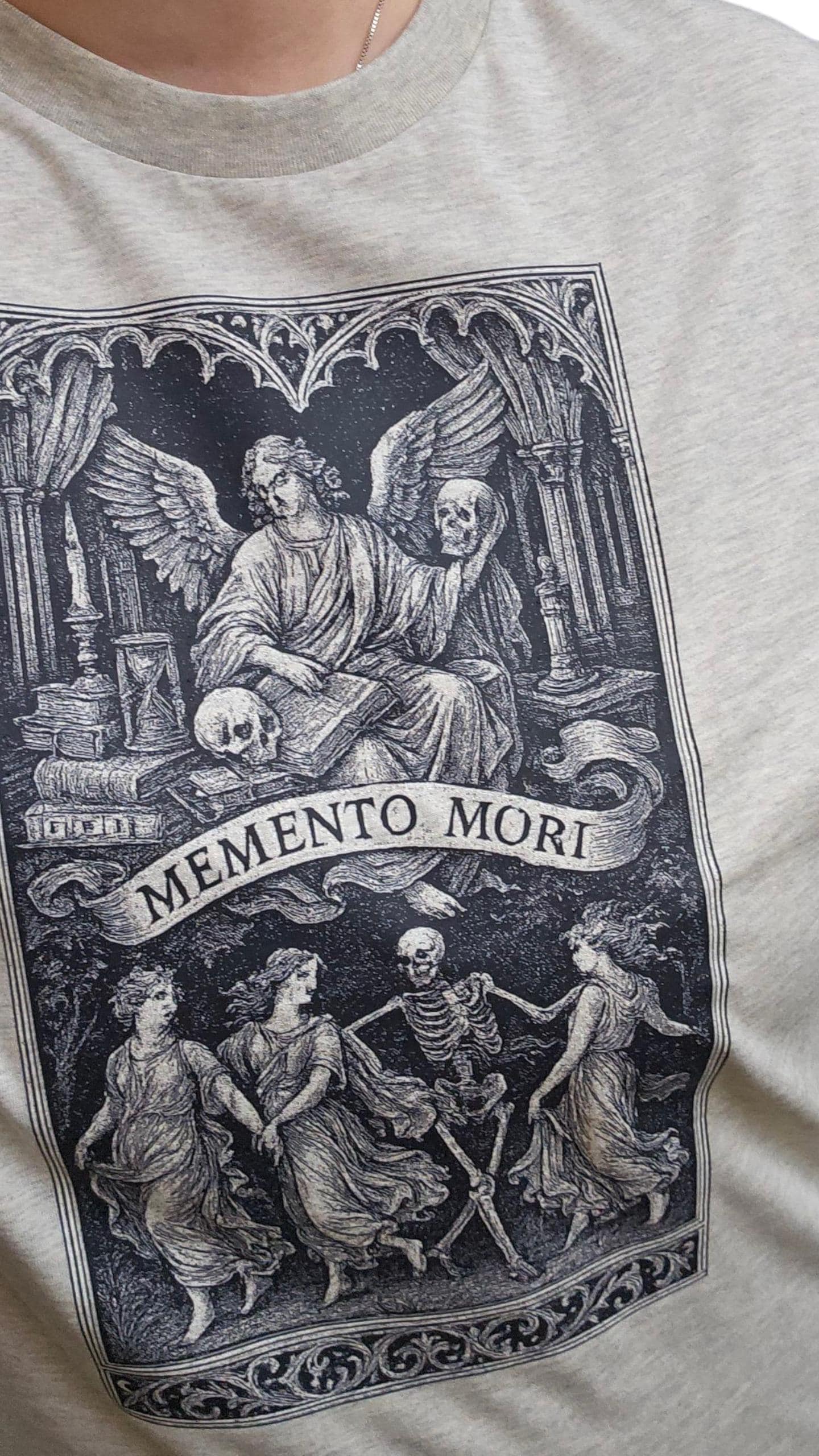 Memento Mori T-Shirt: Gothic Renaissance Art, Dark Academia Tee