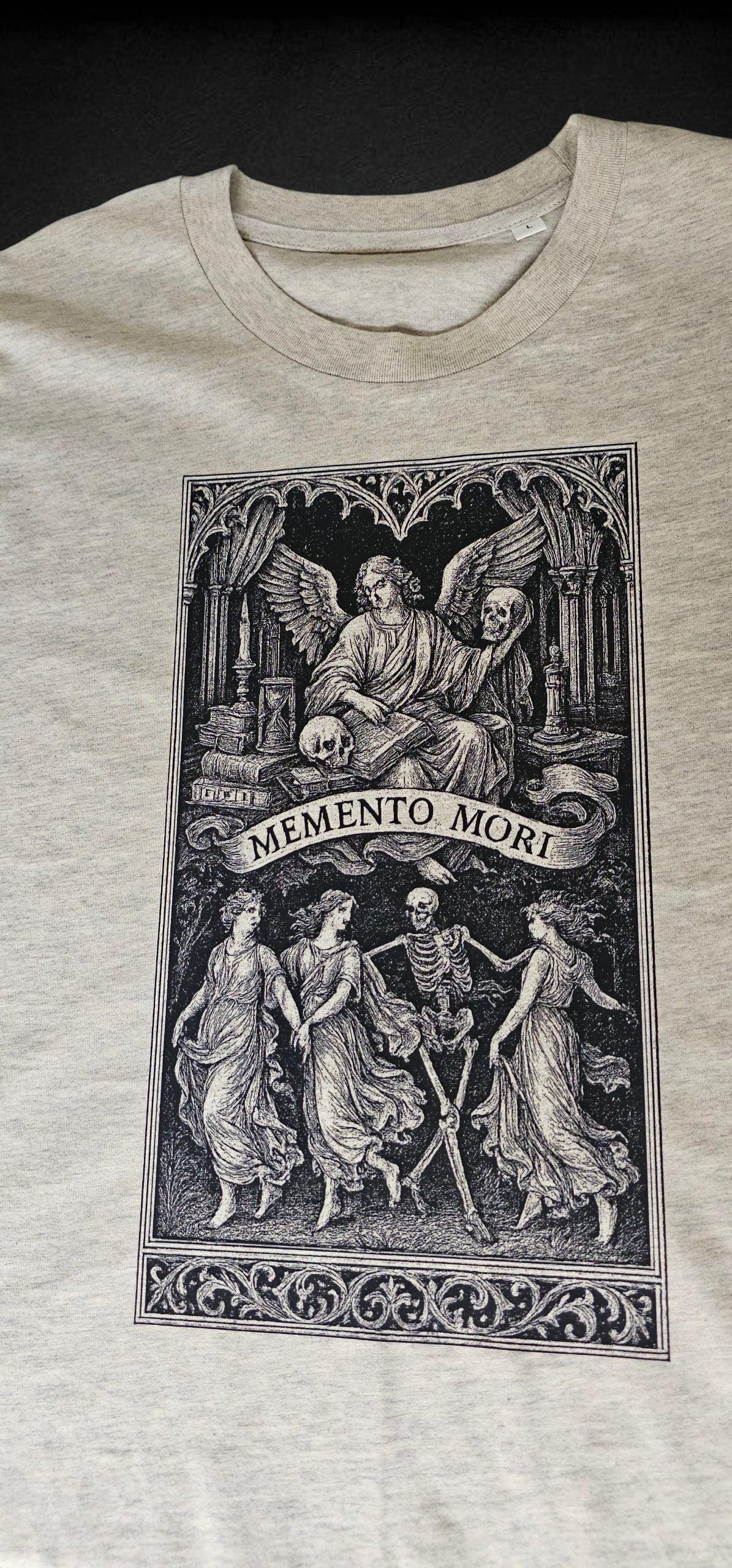 Memento Mori T-Shirt: Gothic Renaissance Art, Dark Academia Tee