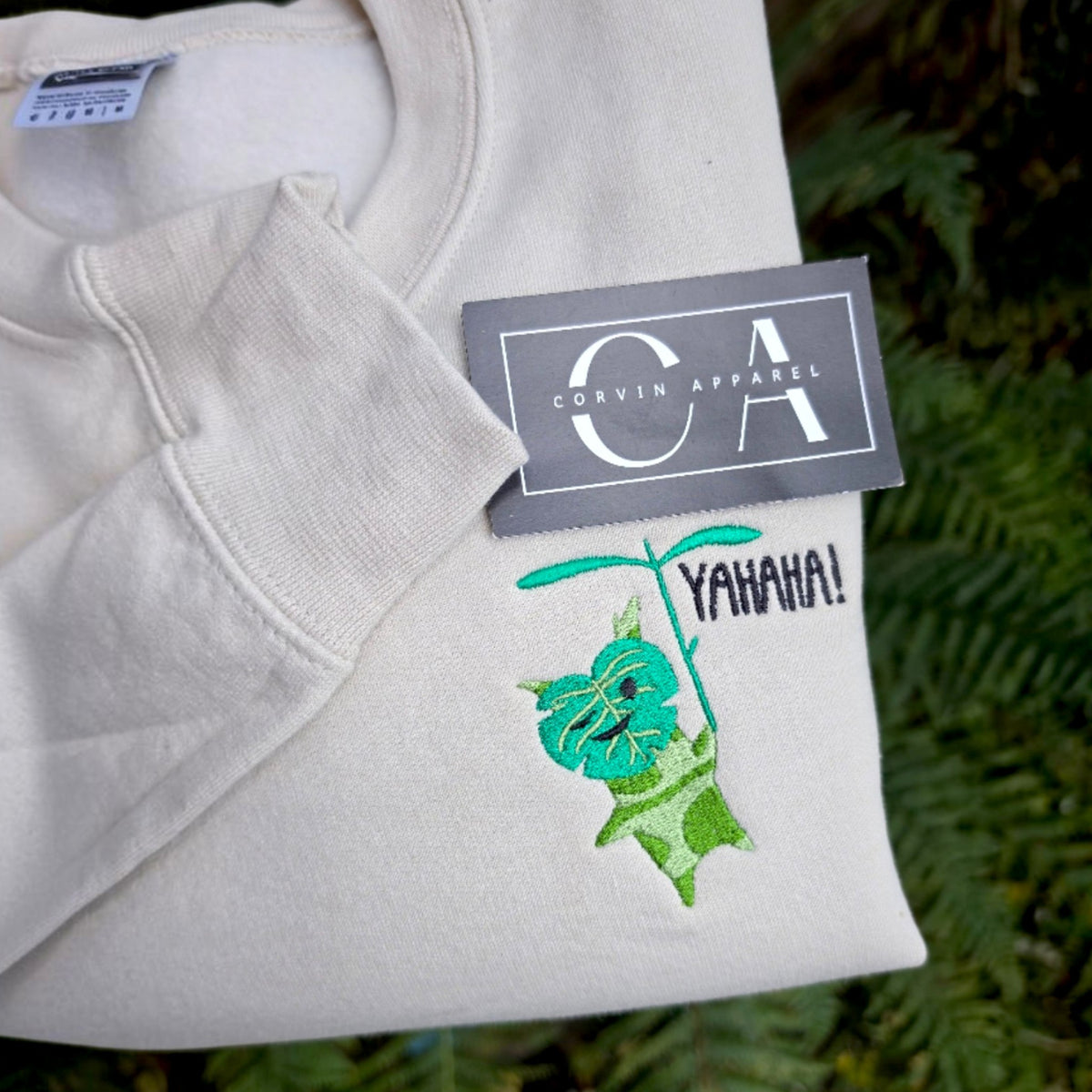 Korok Embroidered Sweatshirt | Cute Gaming Top