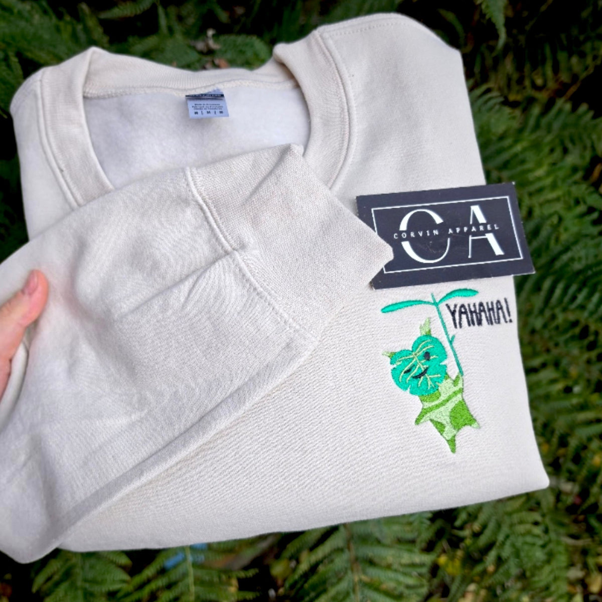 Korok Embroidered Sweatshirt | Cute Gaming Top