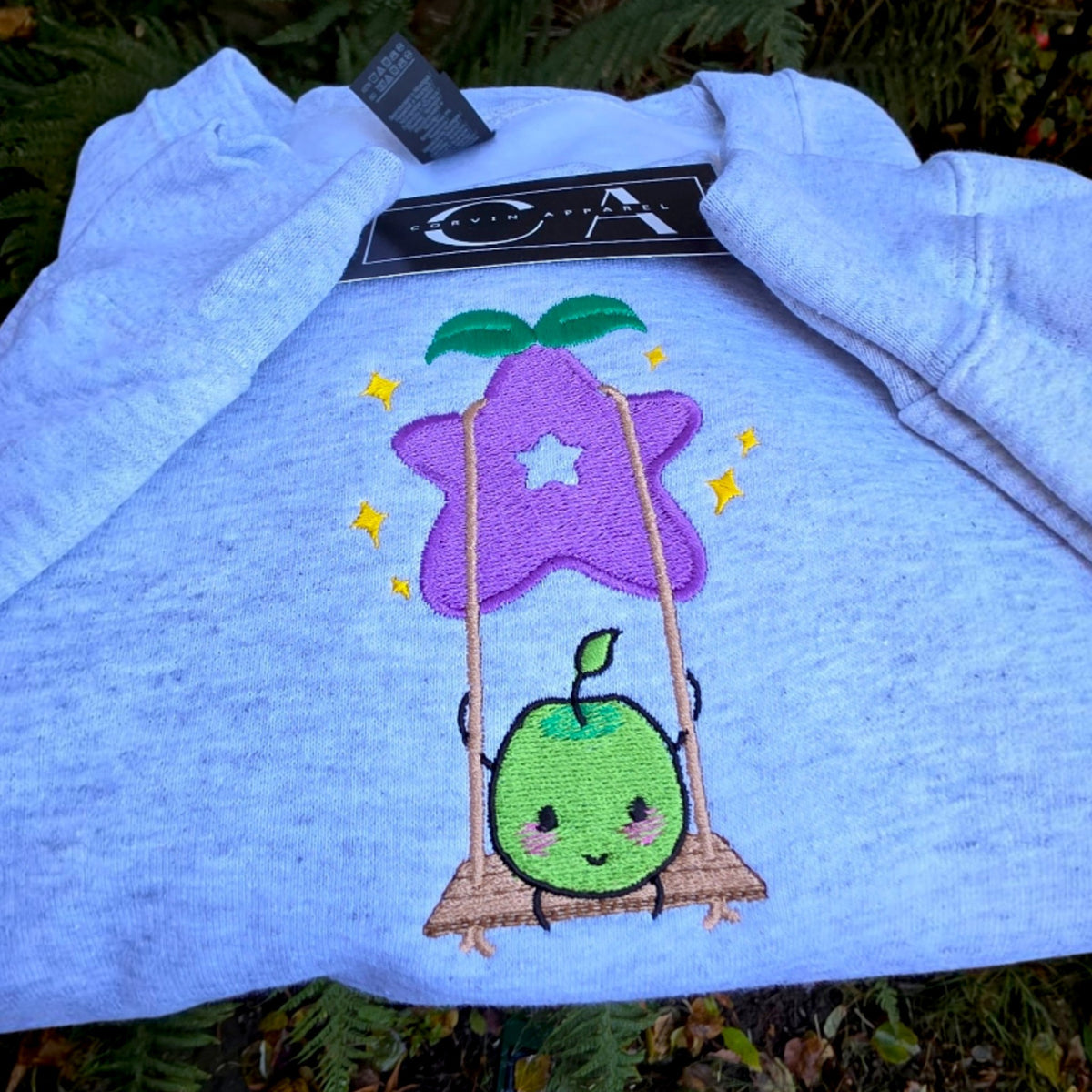 Junimo on Swing Sweatshirt | Stardew Valley Embroidered Jumper