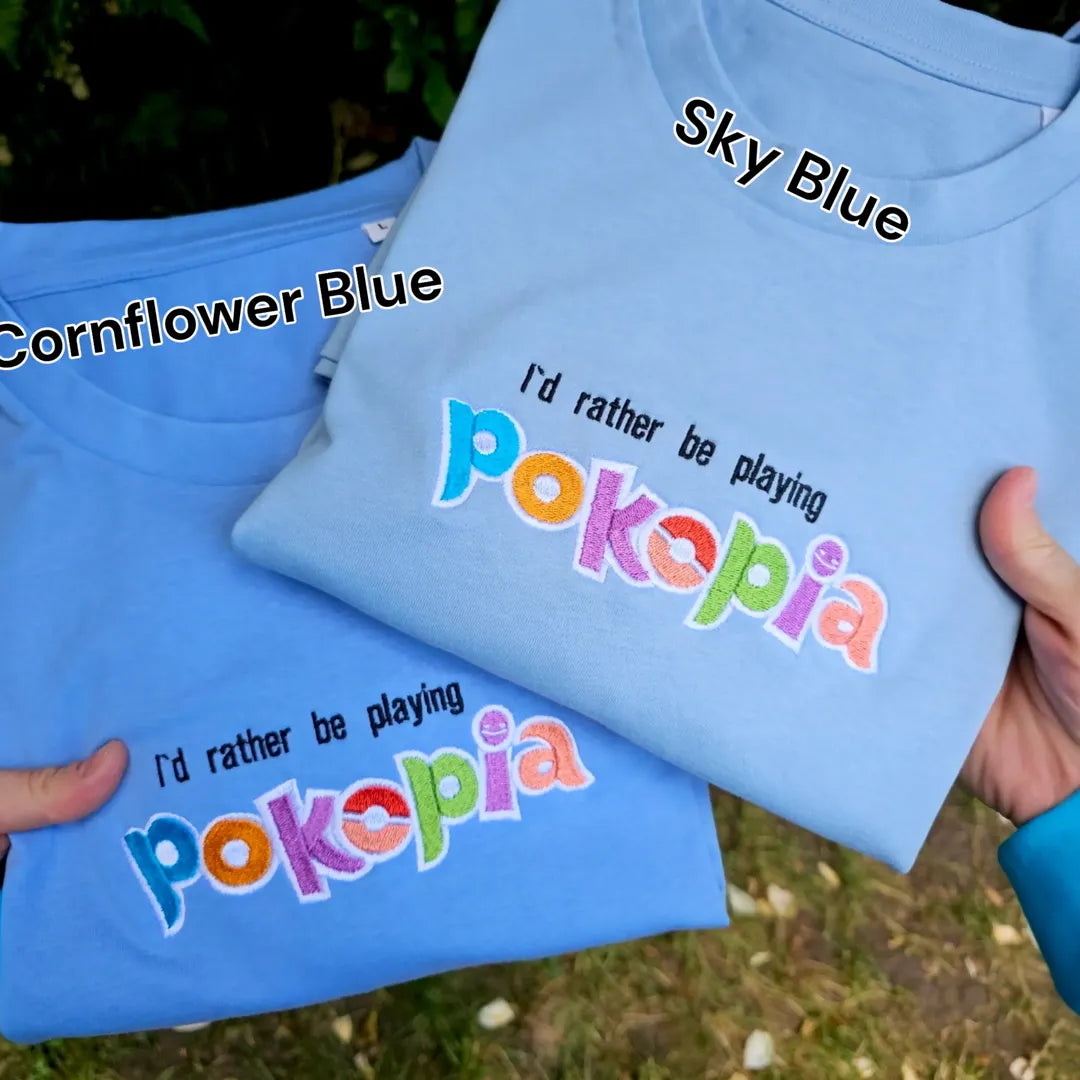 Gaming Embroidered T-Shirt | Cute Gamer Gift | Cosy Gaming Tee