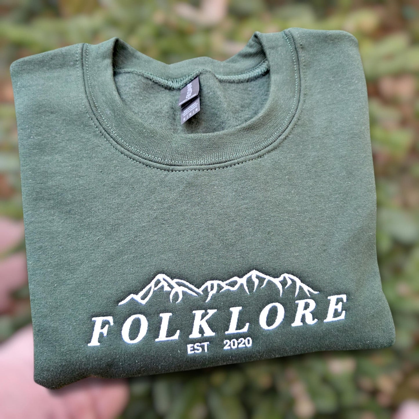 Embroidered Folk Sweatshirt, Folklore Sweatshirt, Folk Jumper, Music Gift
