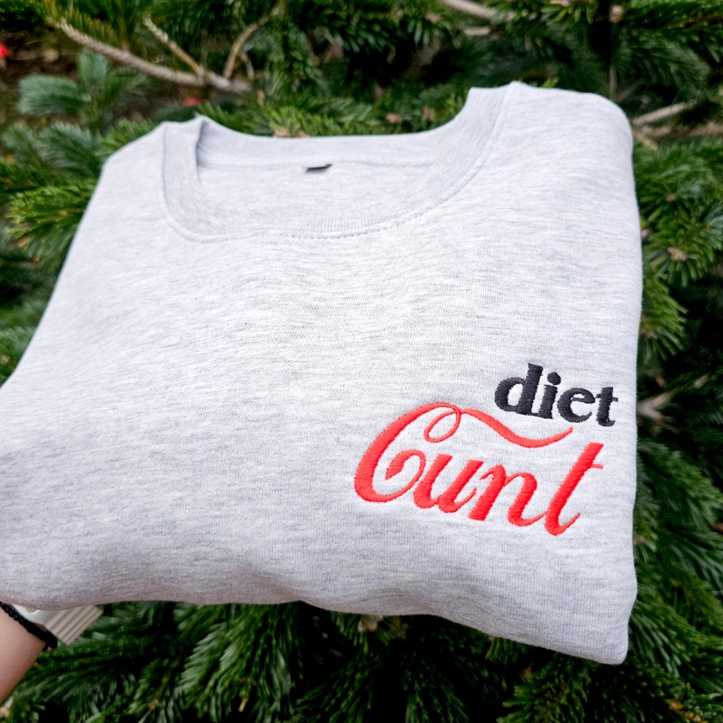 Funny Rude Embroidered Crewneck Sweatshirt, Funny Gift Jumper, Gift for Friends, Gift for Him/Her