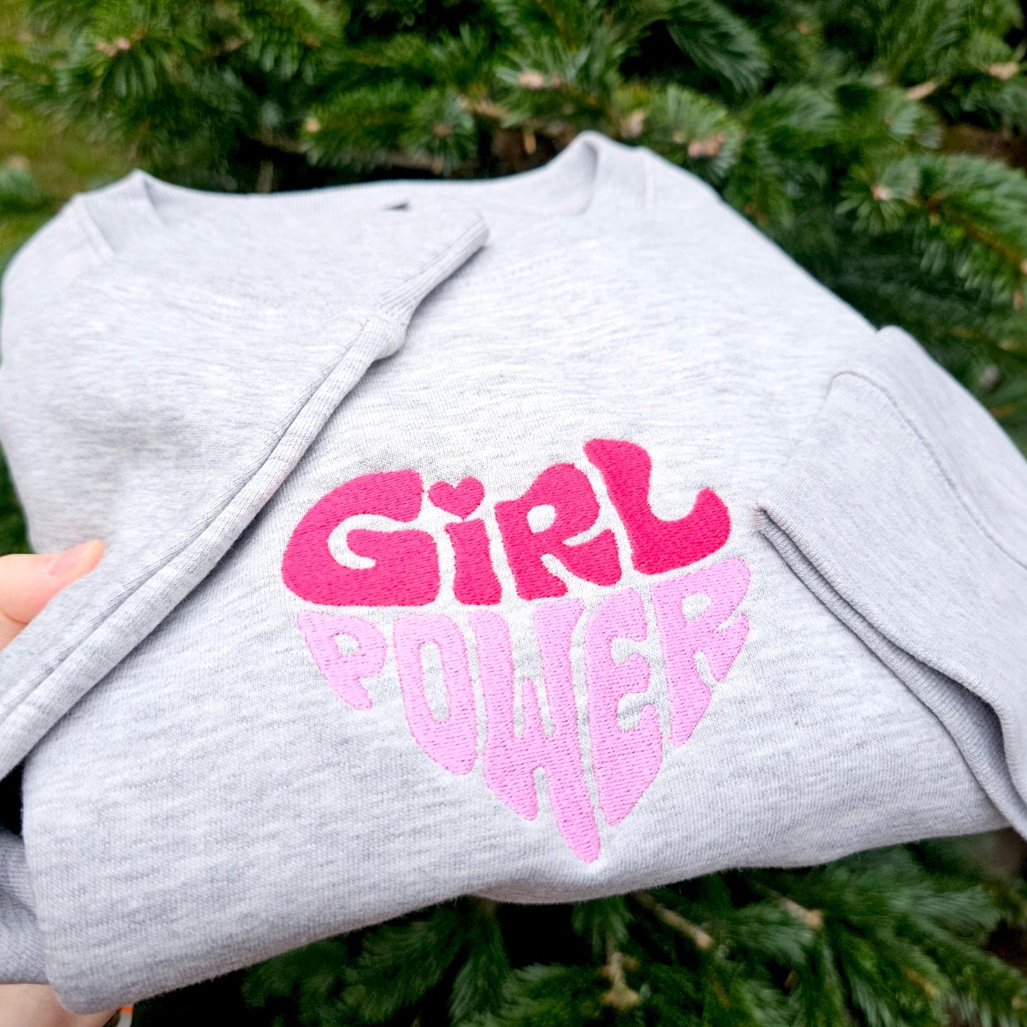 Girl Power Embroidered Sweatshirt, Feminism Sweatshirt, Feminist Jumper, Gift For Her, Best Friend Gift, Feminist Minimal Crewneck