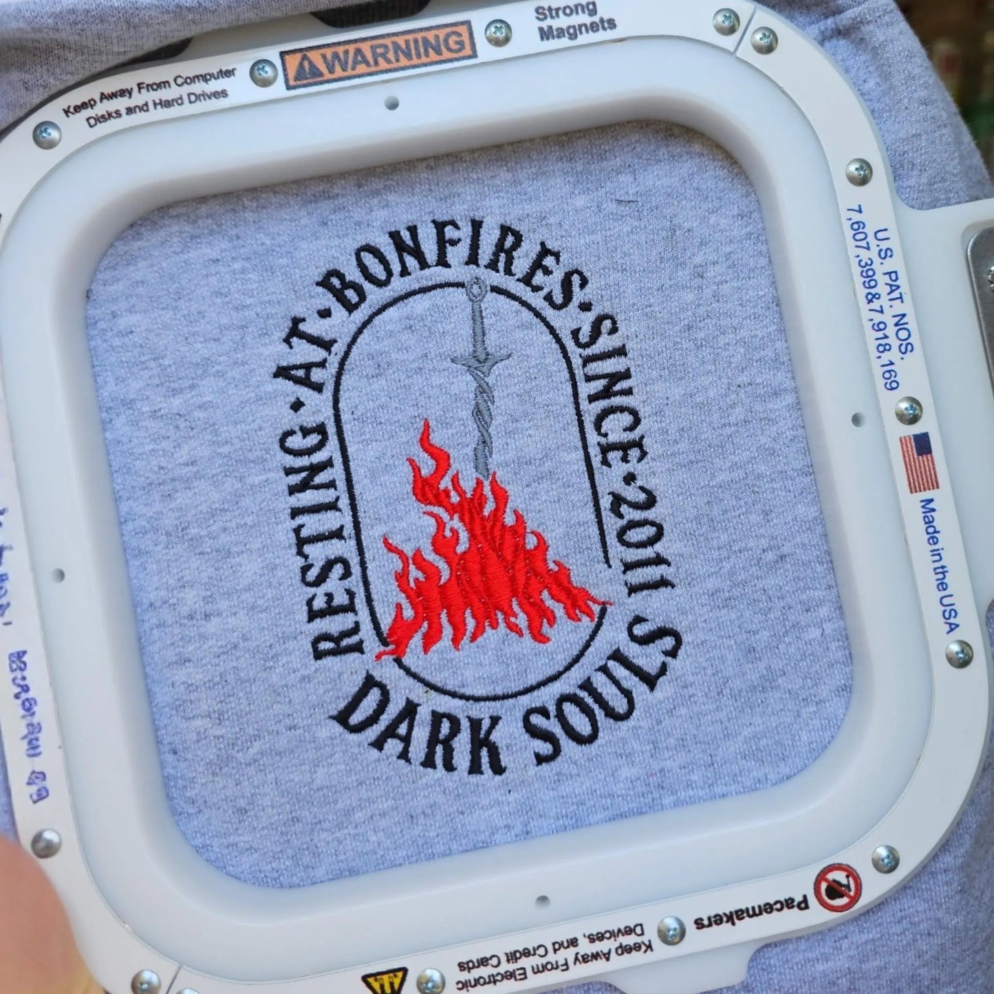 Dark Souls Embroidered Sweatshirt | Gaming Sweatshirt, Gift For Gamer