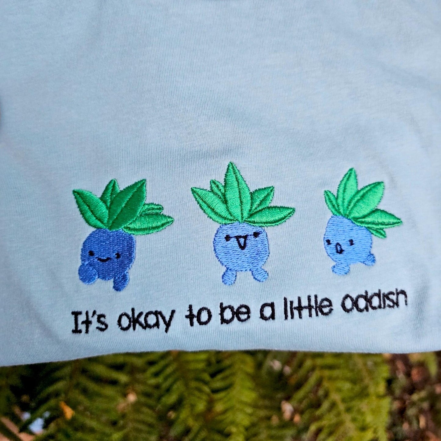 It's Ok To Be A Little Different Embroidered T-shirt