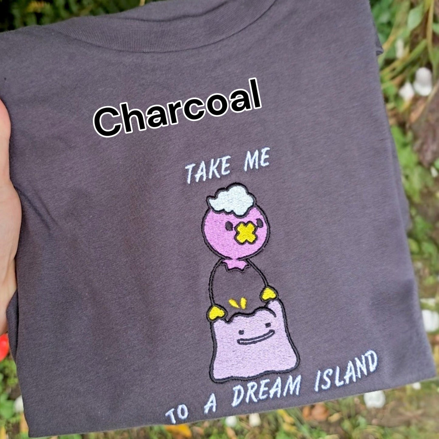Take me To A Dream Island Embroidered T-shirt