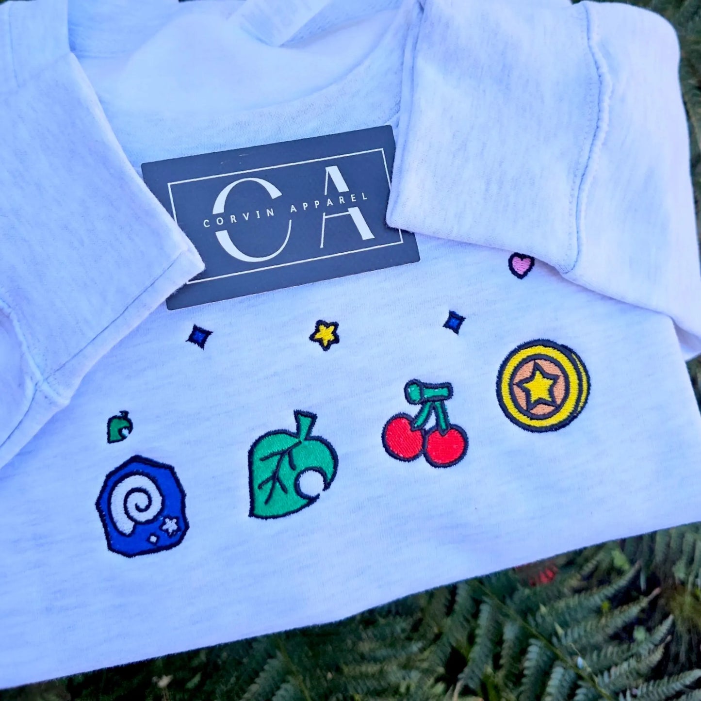 ACNH Embroidered Sweatshirt, Animal Crossing Gift