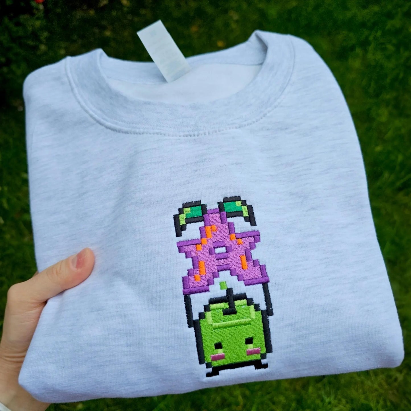 Cozy Game Sweatshirt | Cute Embroidered Jumper
