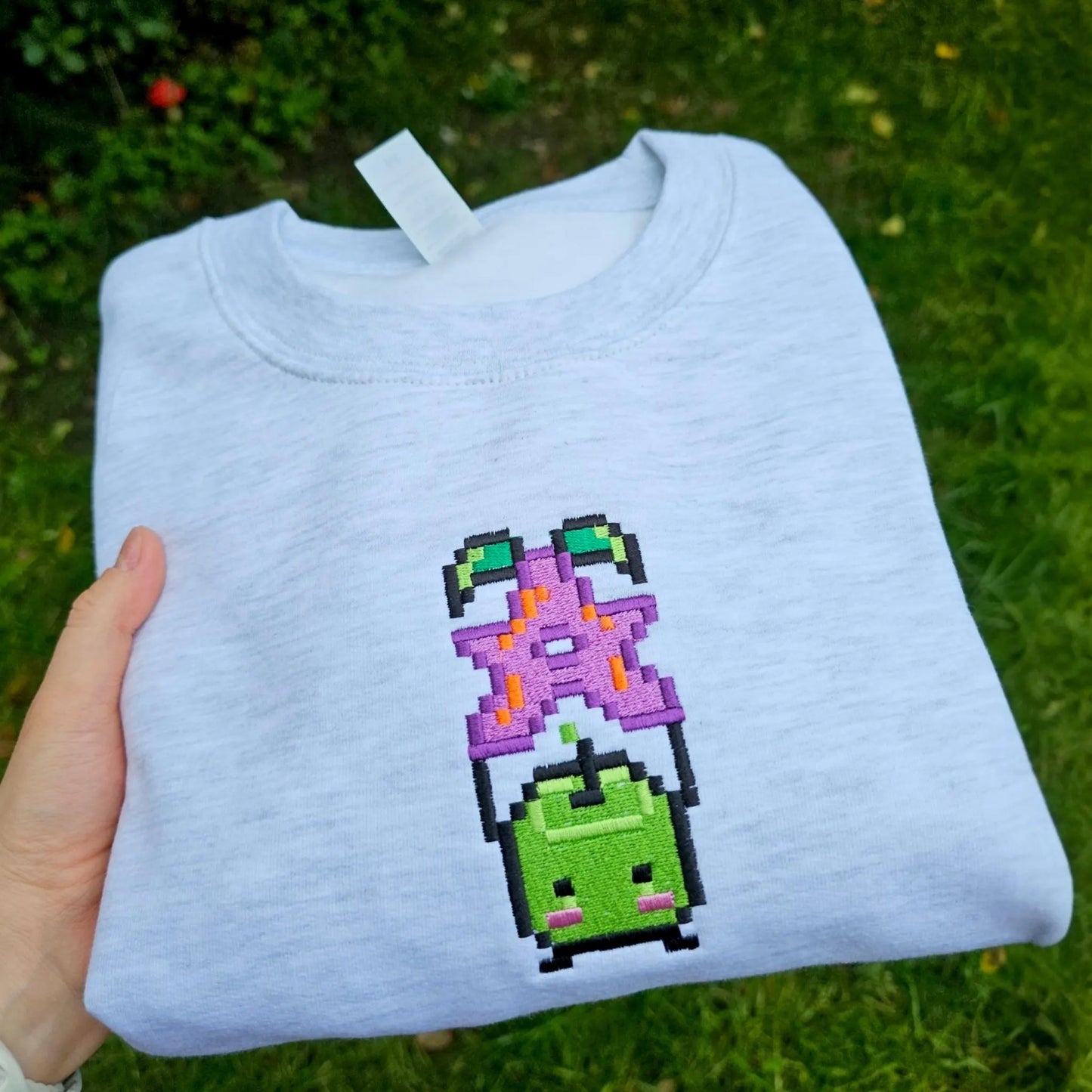 Cozy Game Sweatshirt | Cute Embroidered Jumper