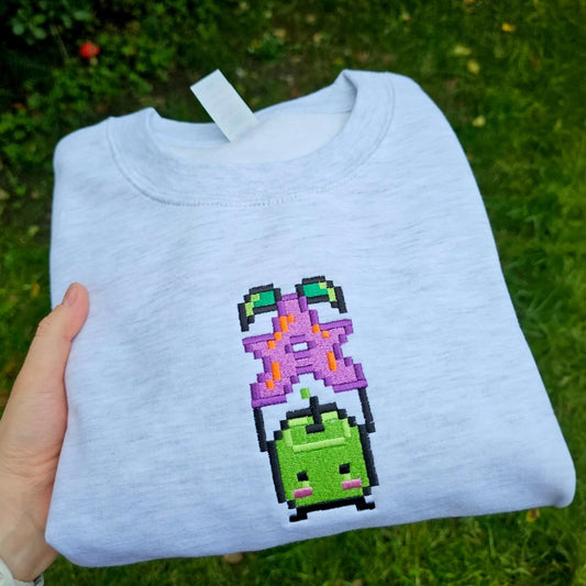 Cozy Game Sweatshirt | Cute Embroidered Jumper