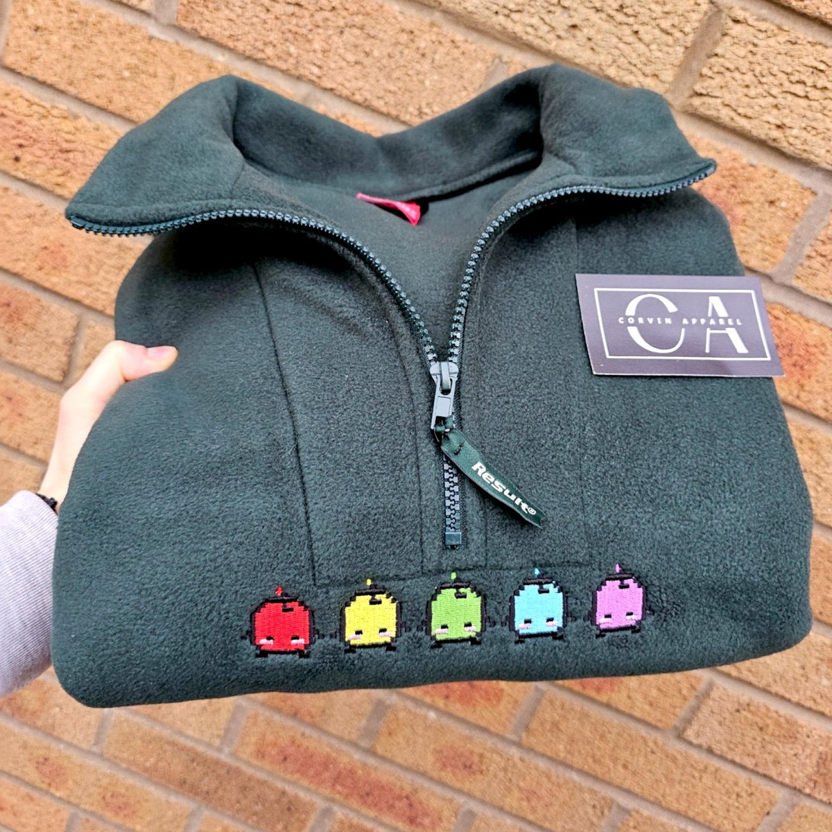 Embroidered Quarter Zip Fleece | Gaming Gift | Cosy Fleece