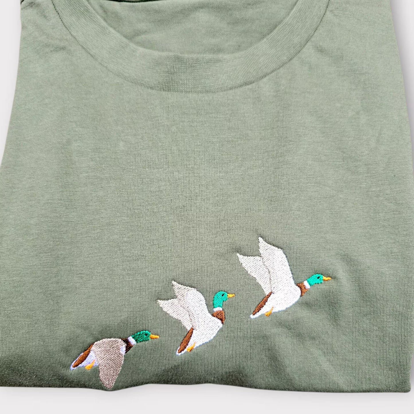 Mallard Embroidered T-shirt | Ducks Shirt