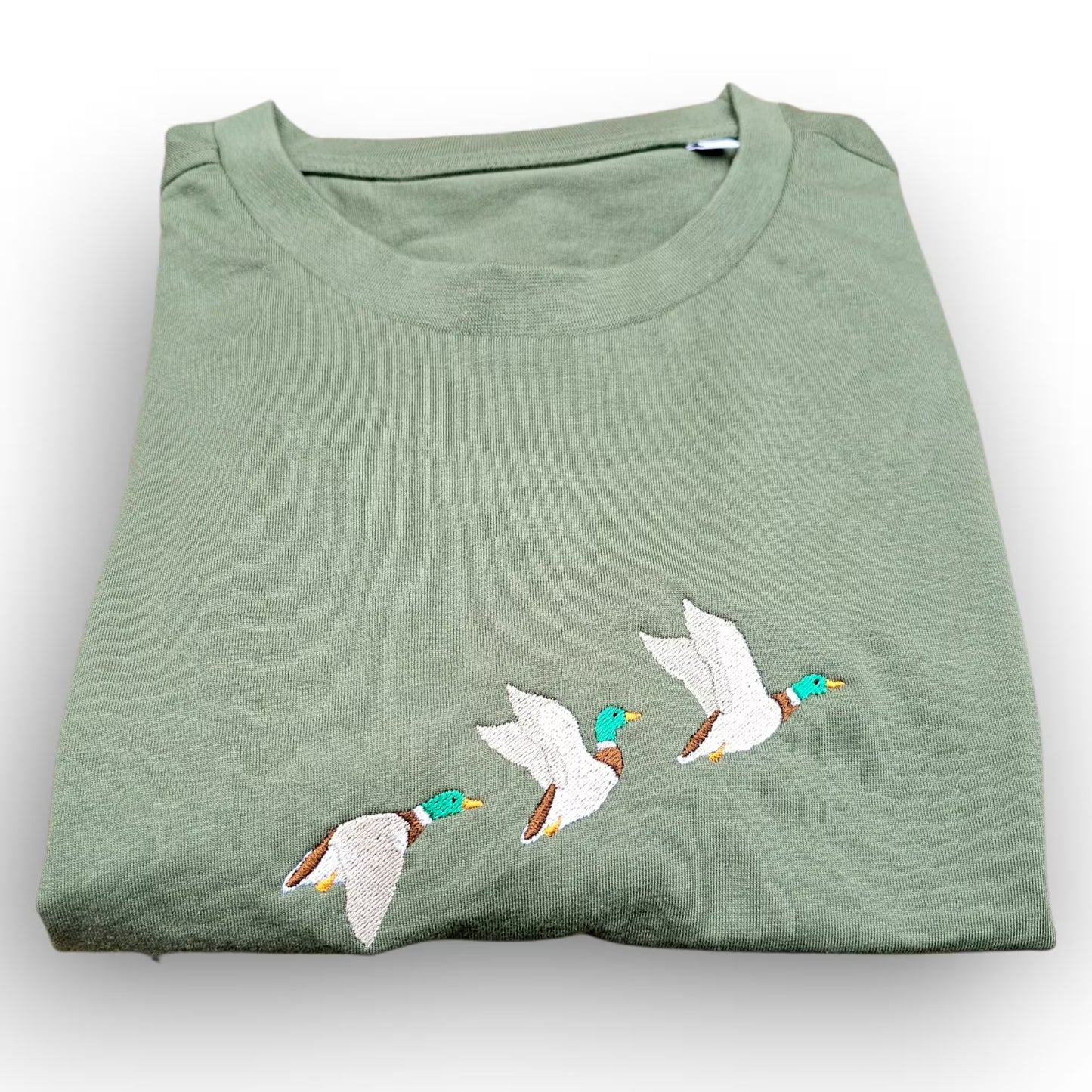 Mallard Embroidered T-shirt | Ducks Shirt