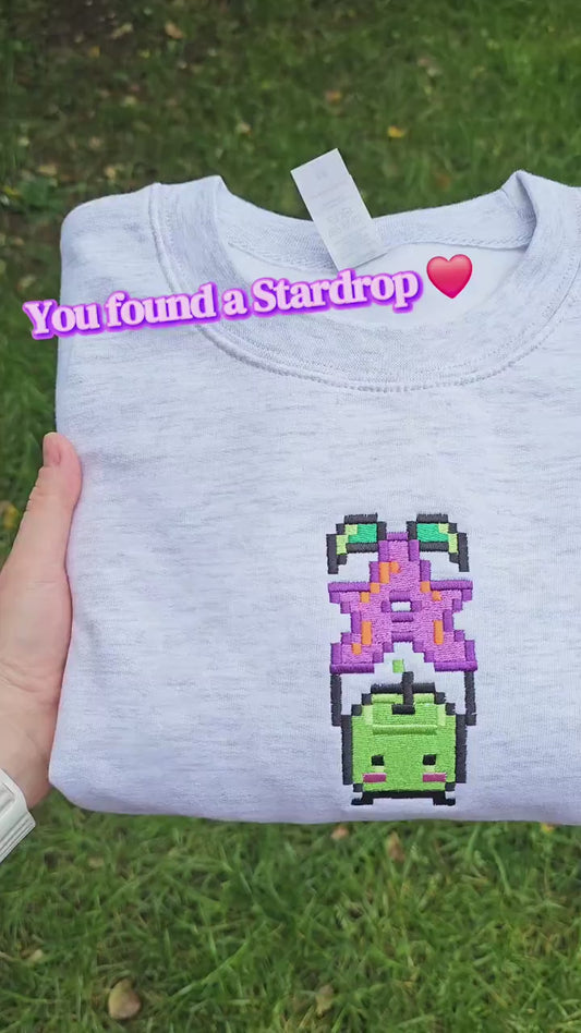 Cozy Game Sweatshirt | Cute Embroidered Jumper