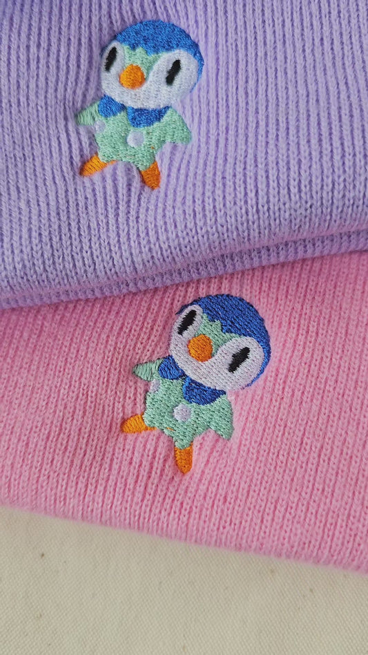 Kawaii Embroidered Beanie | Cute Embroidered Knit Hat