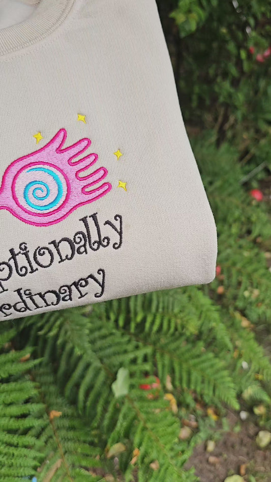 Exceptionally Ordinary Embroidered Sweatshirt