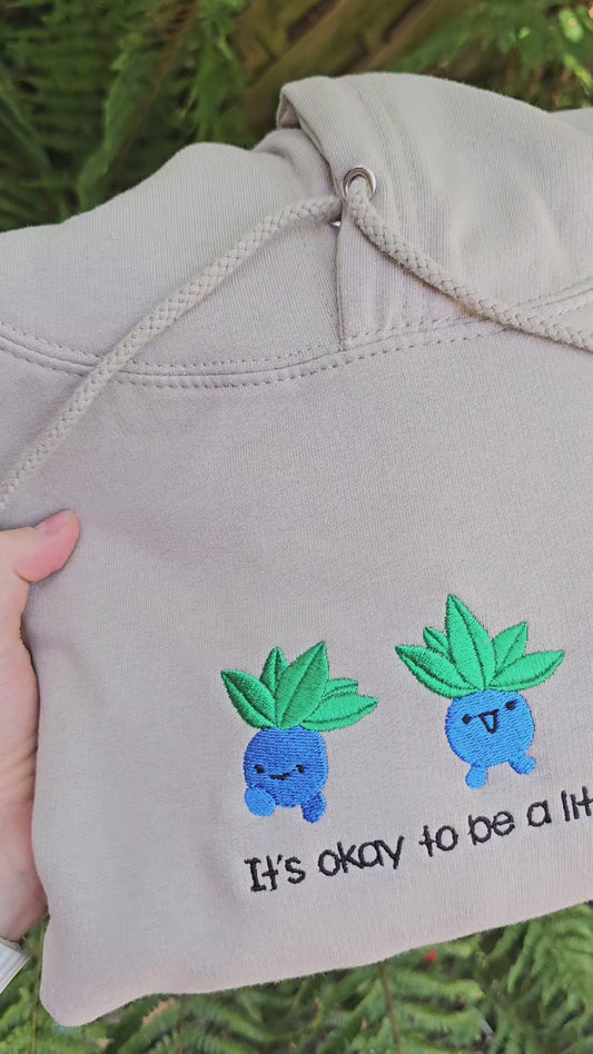 It's Ok To Be A Little Different Embroidered Hoodie | Cute Kawaii Hoodie