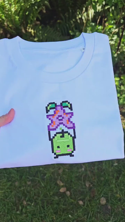 Cozy Game Embroidered T-shirt | Gaming Gift