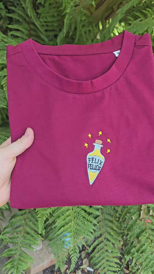 Liquid Luck Embroidered T-Shirt