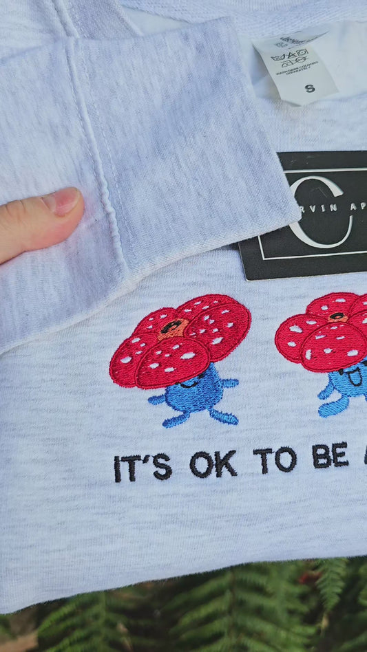 It's Ok To Be A Little Vile Embroidered Sweatshirt