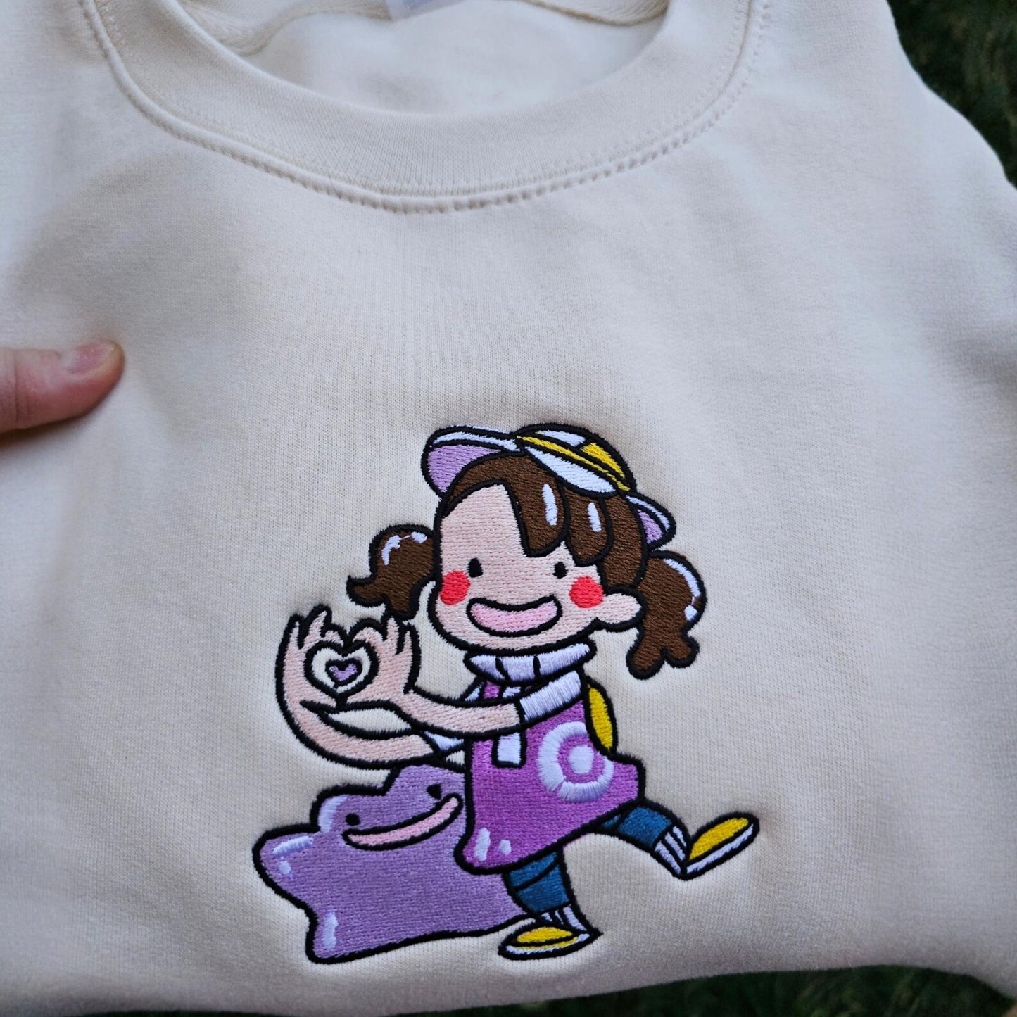 Cozy Gamer  Embroidered Sweatshirt | Cute Gamer Gift | Cosy Gaming Jumper