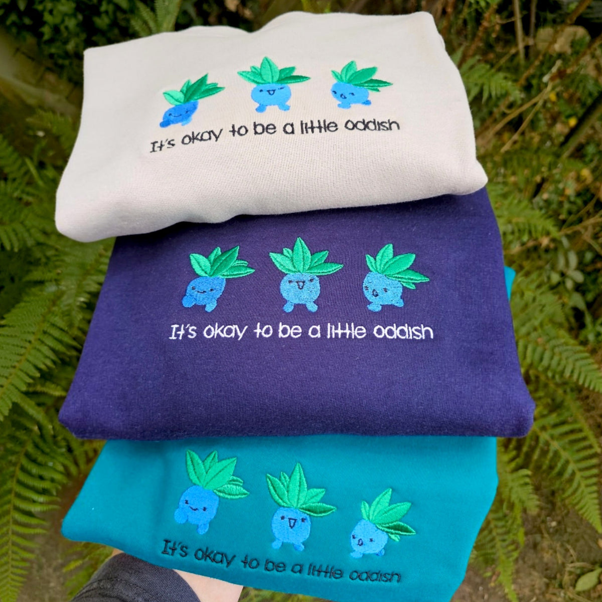 Embroidered It's Ok To Be a Little Different Sweatshirt | Cute Gaming Top