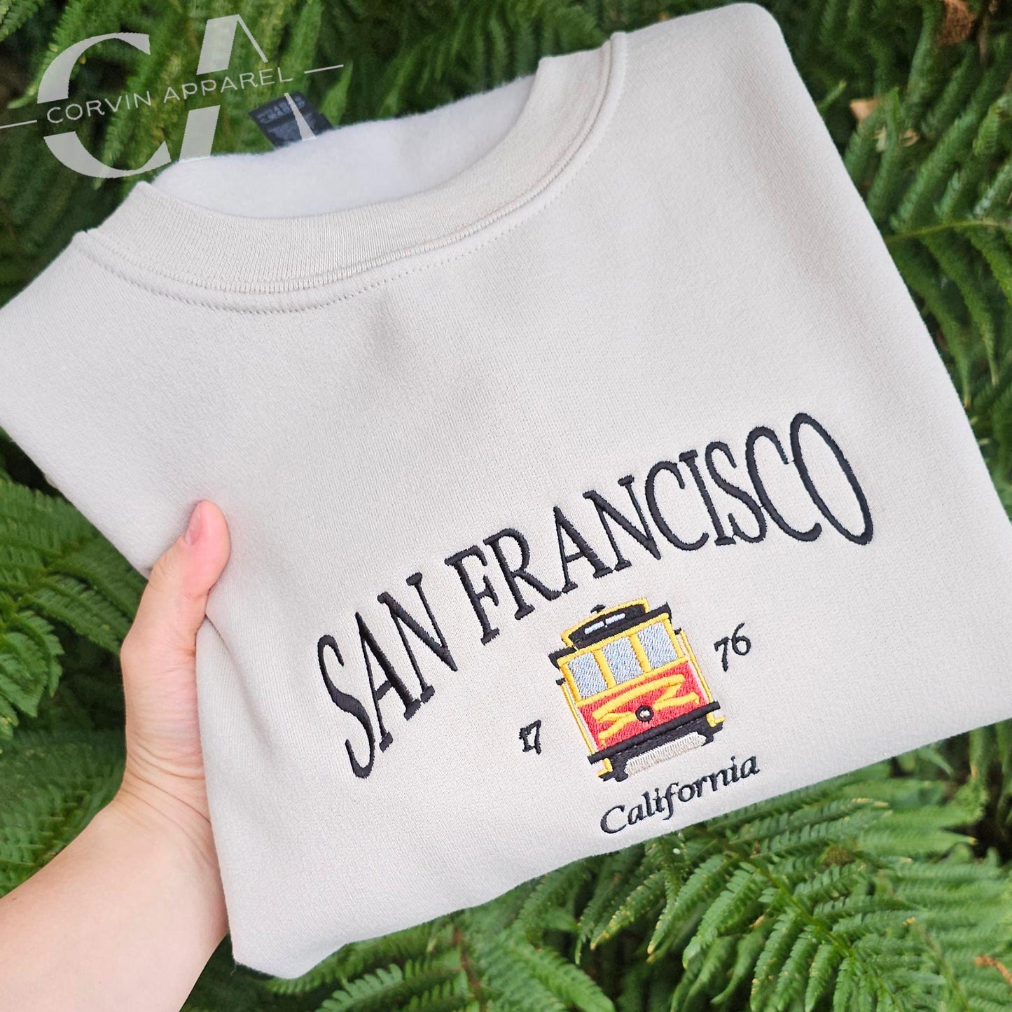 San Francisco Embroidered Sweatshirt
