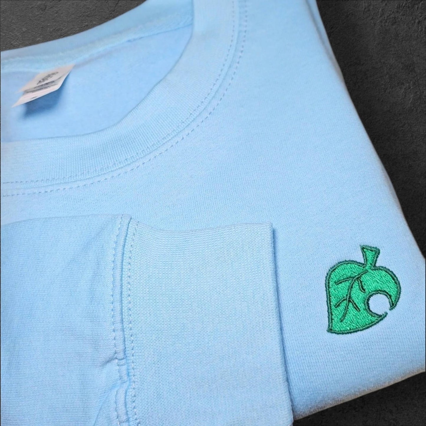 Animal Crossing Leaf Embroidered Sweatshirt