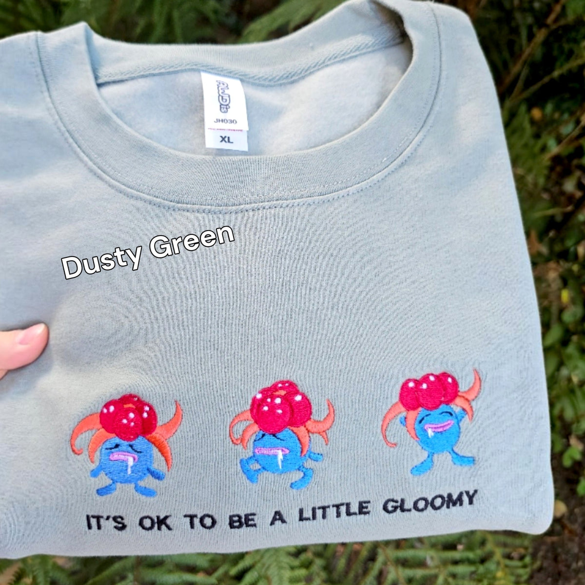 It's Ok To Be A Little Gloomy Embroidered Sweatshirt | Gaming Jumper