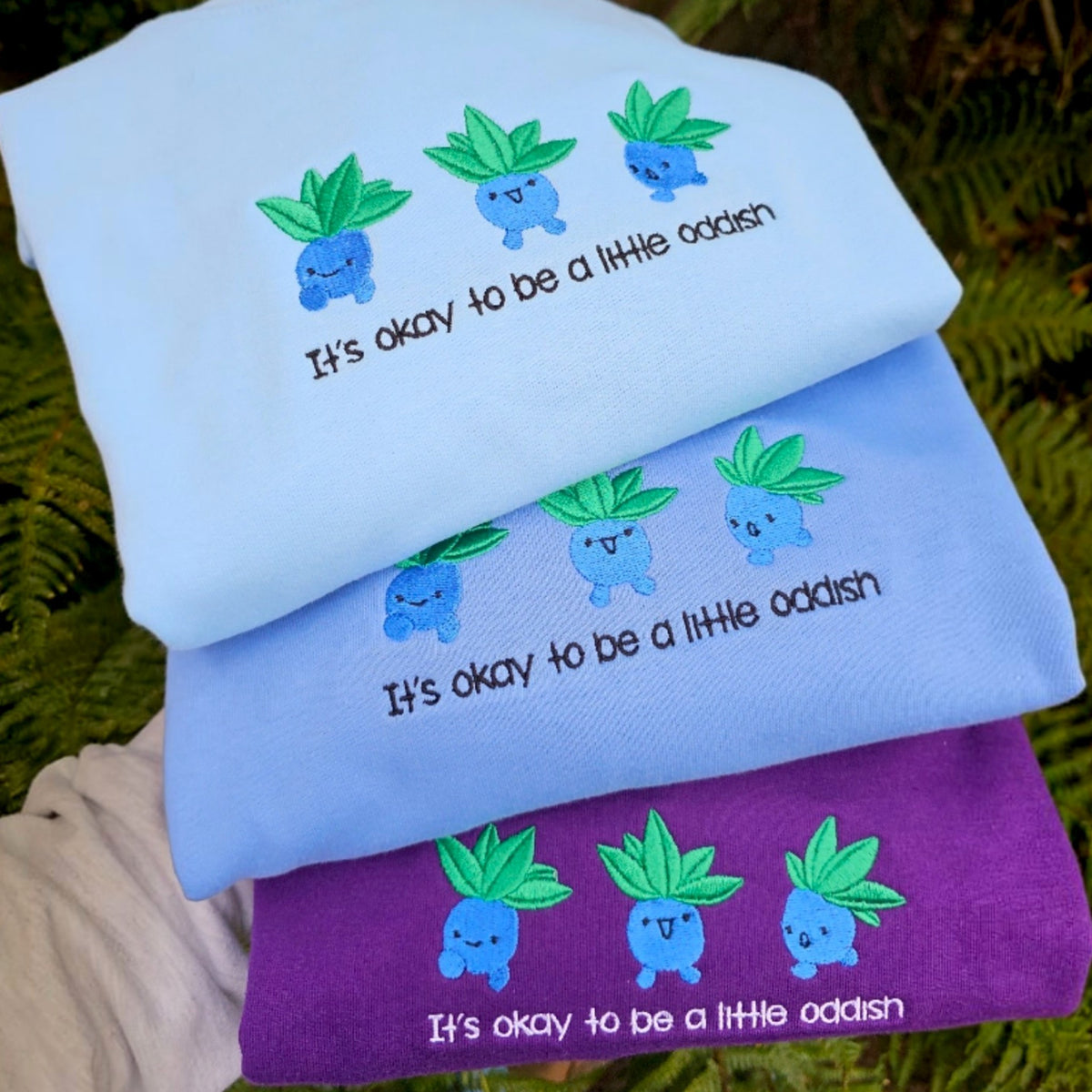 Embroidered It's Ok To Be a Little Different Sweatshirt | Cute Gaming Top