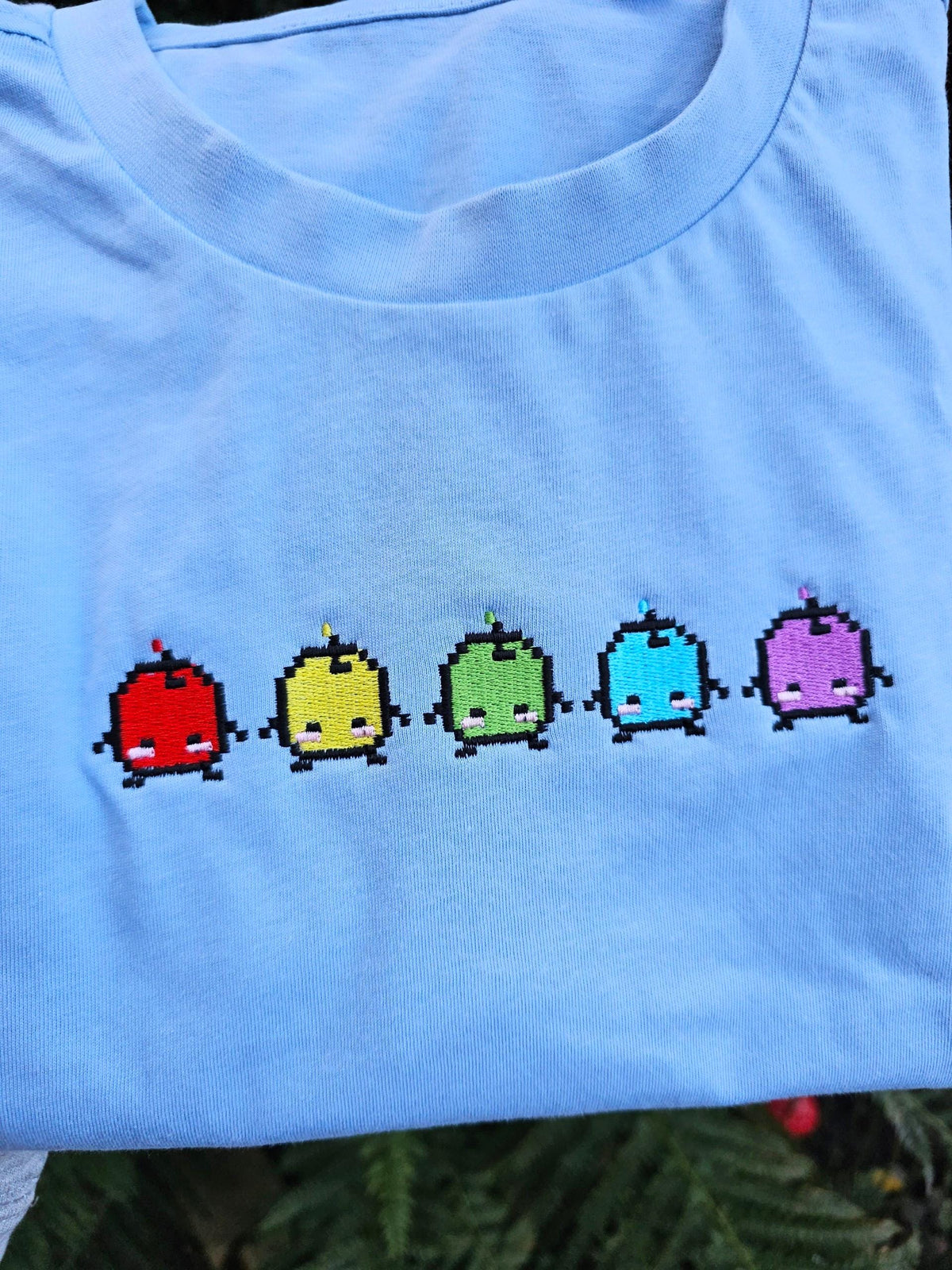 Forest Spirits Embroidered T-shirt | Cute Gaming Top
