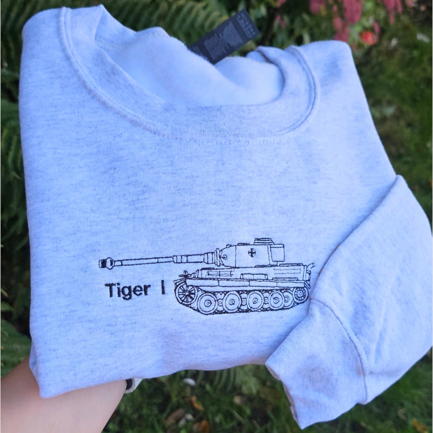 Tiger I Embrodiered Sweatshirt | | World Of Tanks | Warthunder