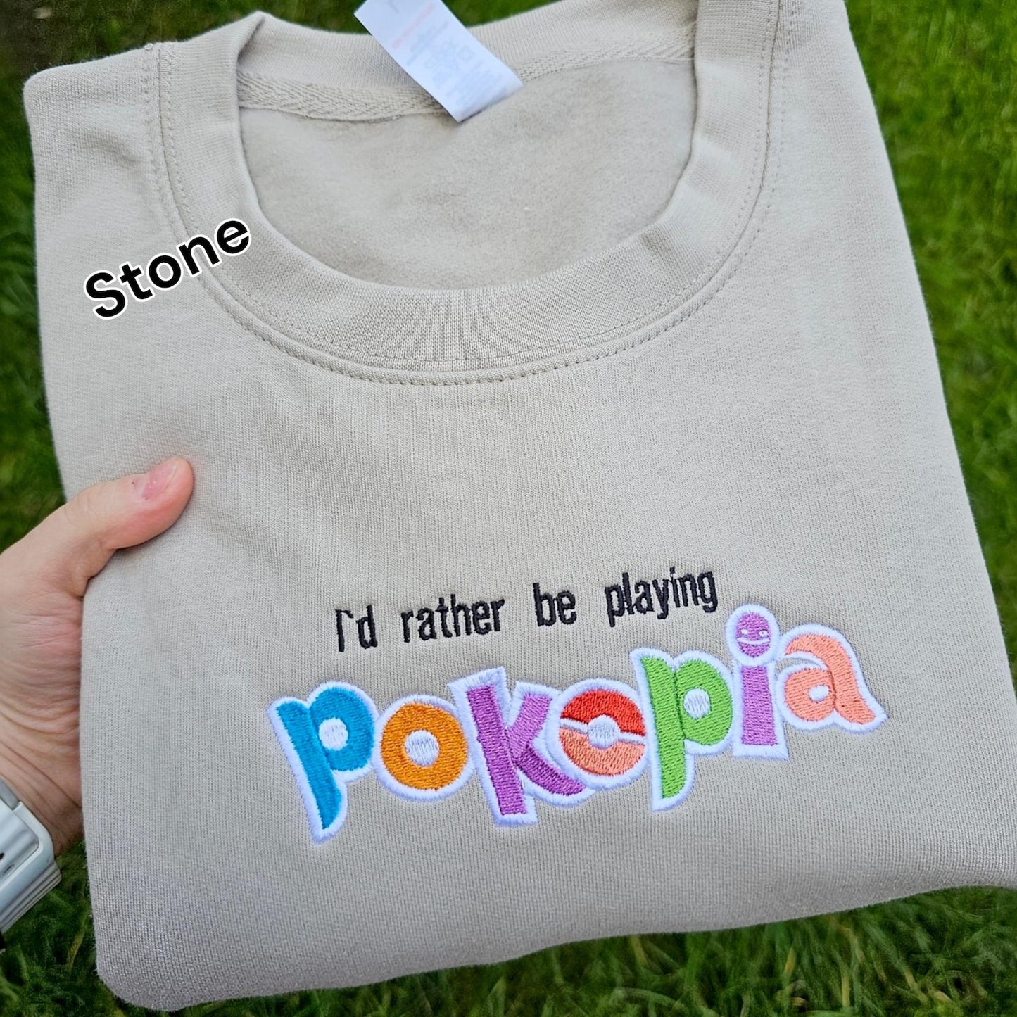 Gaming Embroidered Sweatshirt | Gaming Fan Gift | Cosy Crewneck