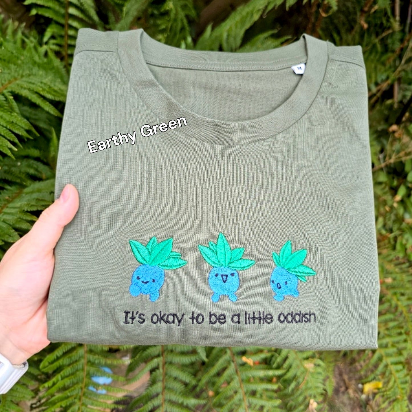 It's Ok To Be A Little Different Embroidered T-shirt