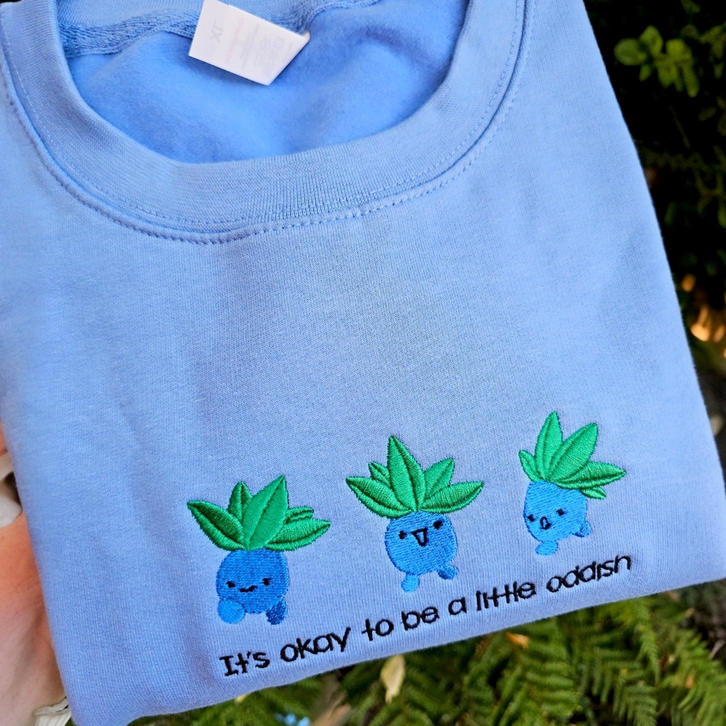 Embroidered It's Ok To Be a Little Different Sweatshirt | Cute Gaming Top