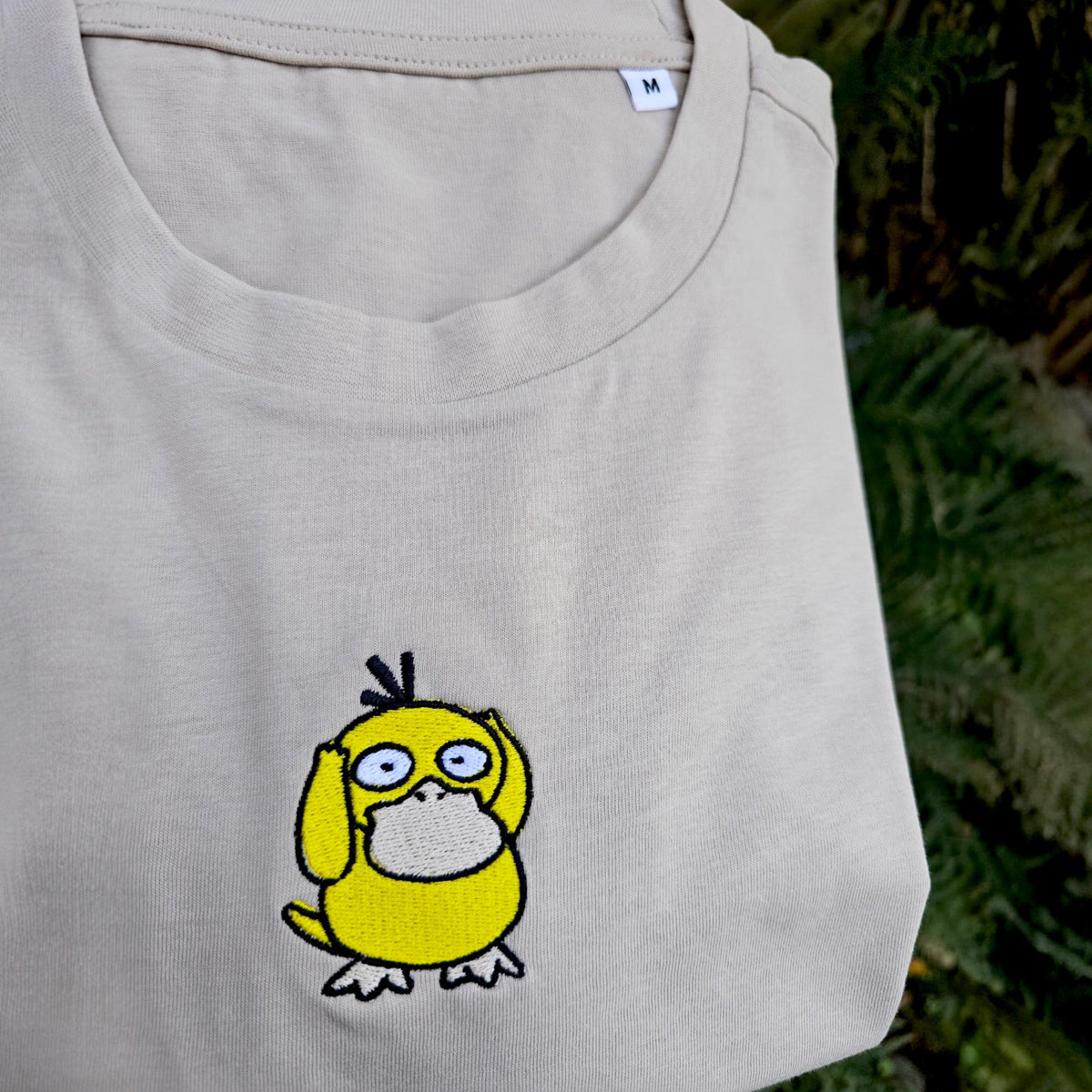 PsyDuck Embroidered T-shirt | Cute Collectible Gift