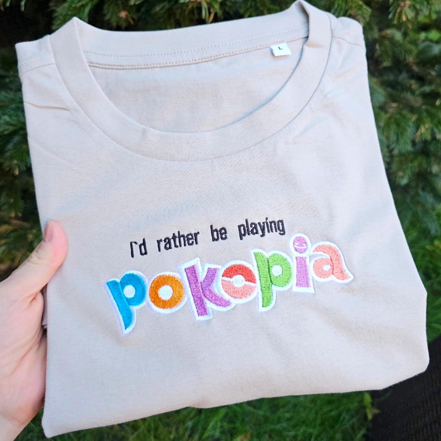 Pokopia Embroidered T-shirt