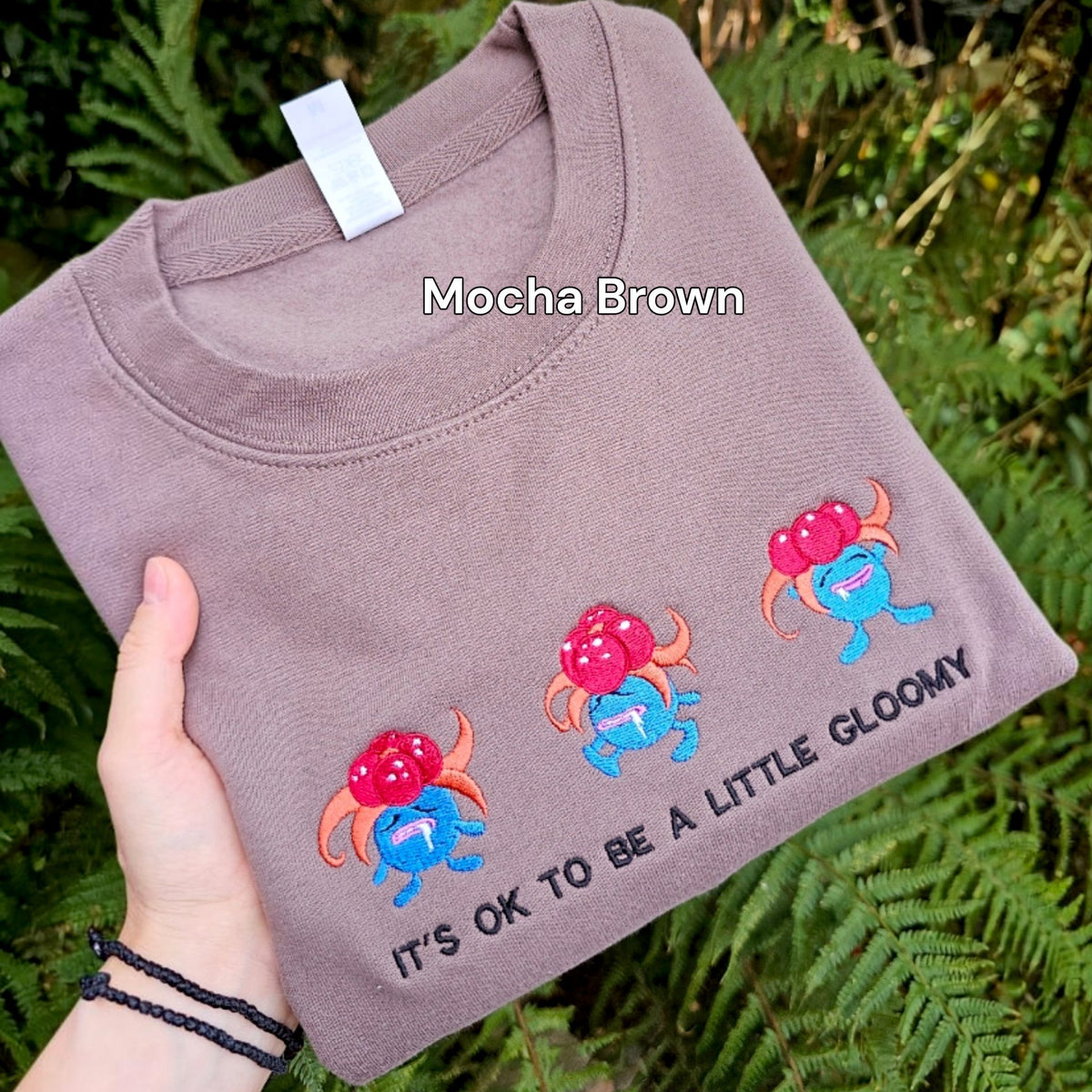 It's Ok To Be A Little Gloomy Embroidered Sweatshirt | Gaming Jumper