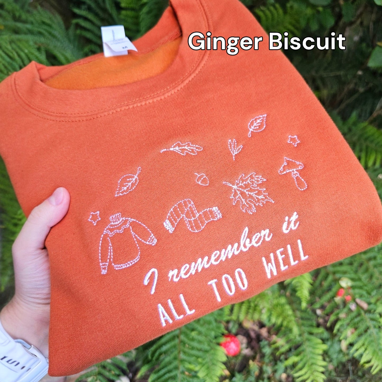 Embroidered Sweatshirt I Remember It All Too Well, Autum Crewneck Jumper, Merch, Swiftie