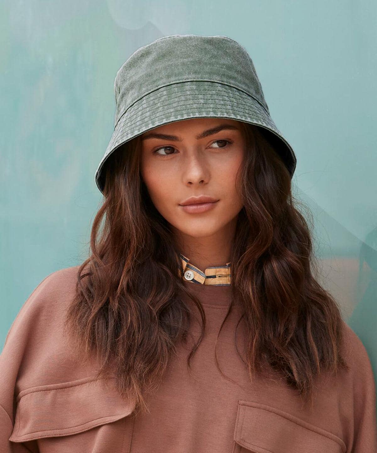Pixel Chicken Embroidered Bucket Hat | Vintage Embroidered Hat