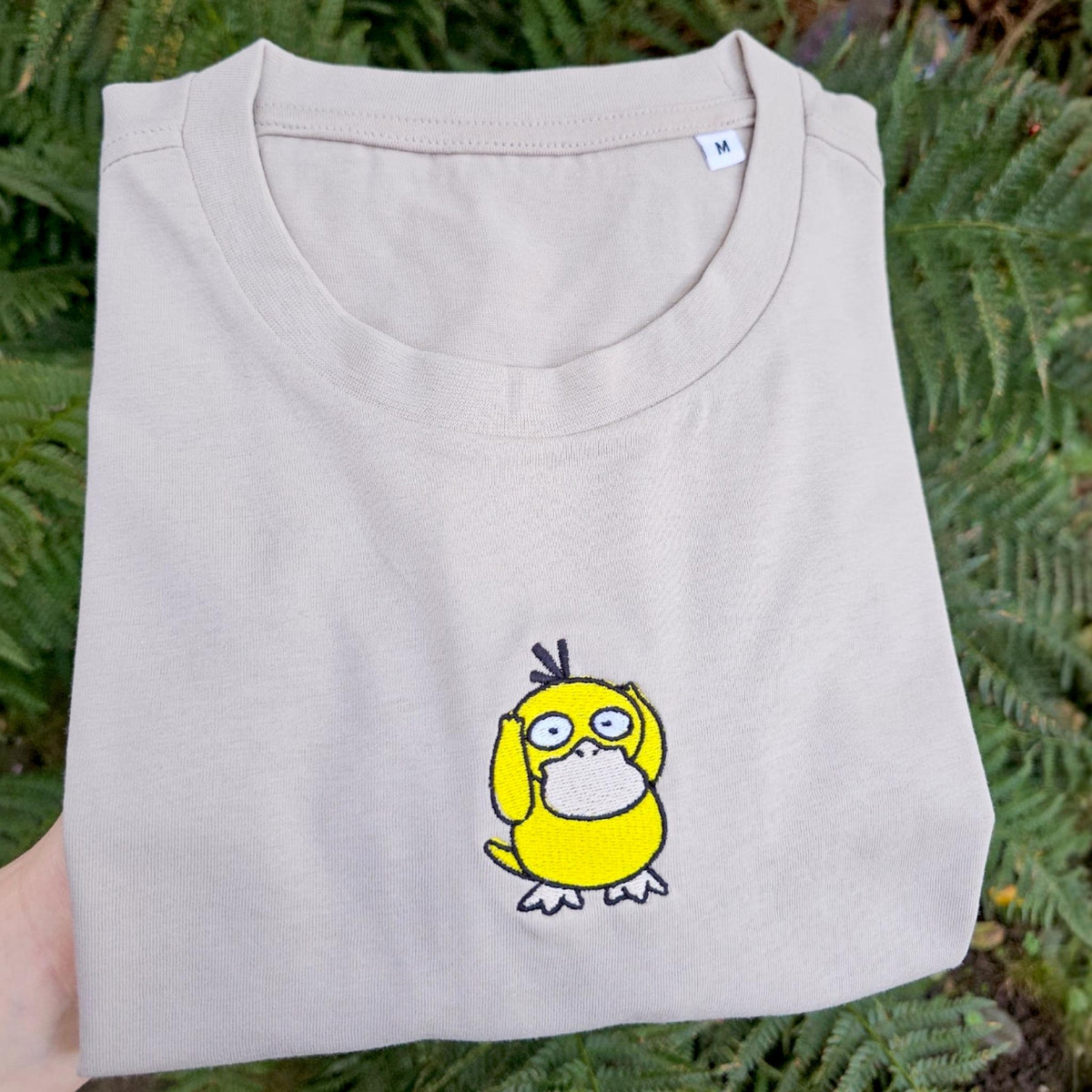 PsyDuck Embroidered T-shirt | Cute Collectible Gift