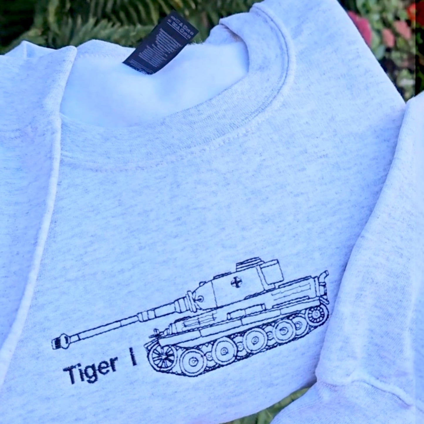 Tiger I Embrodiered Sweatshirt | | World Of Tanks | Warthunder