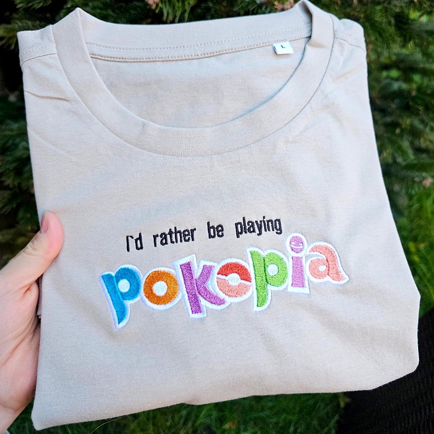 Pokopia Embroidered T-shirt