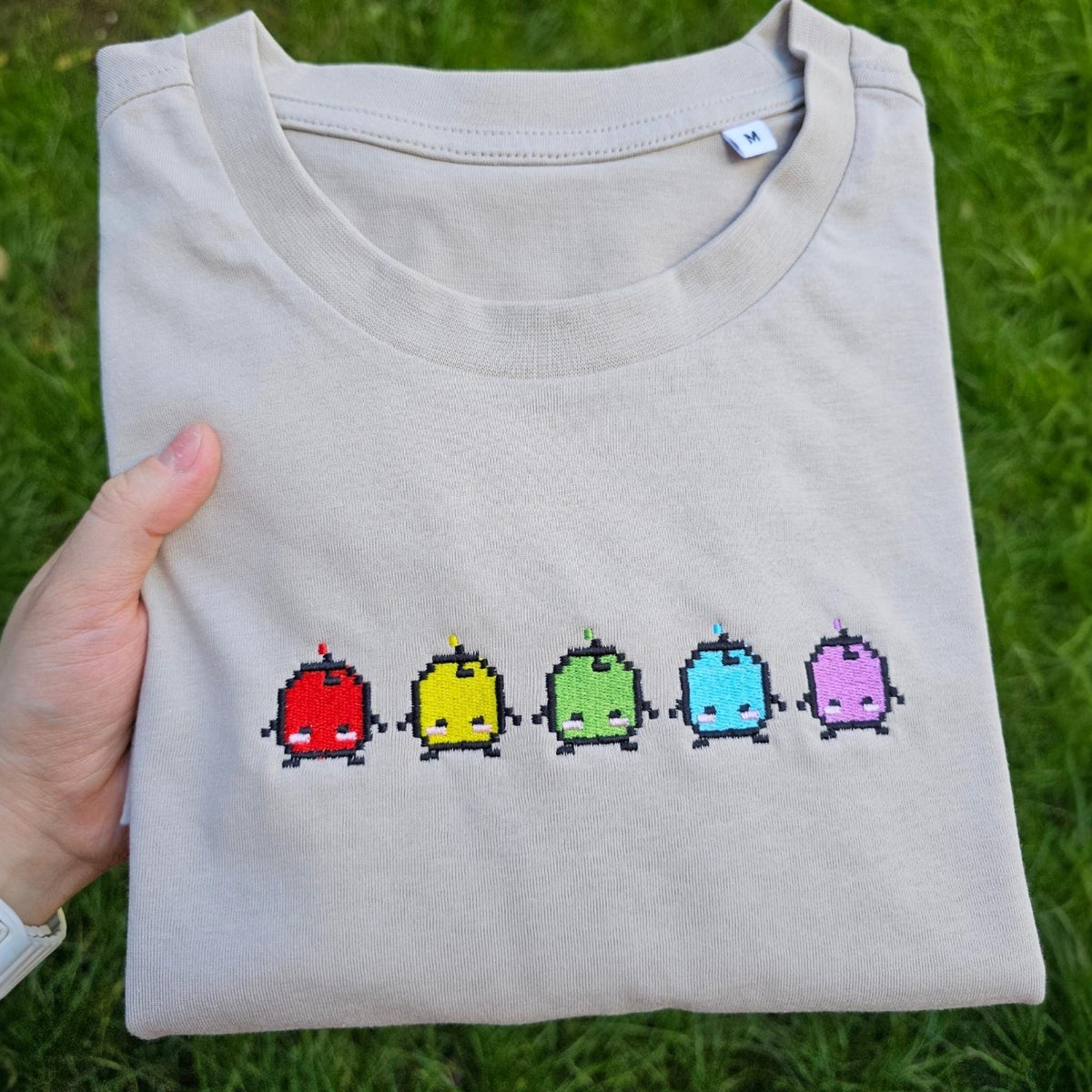 Forest Spirits Embroidered T-shirt | Cute Gaming Top