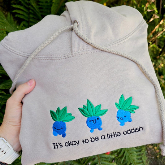 It's Ok To Be A Little Different Embroidered Hoodie | Cute Kawaii Hoodie